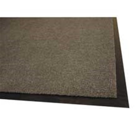 DWELLINGDESIGNS Indoor Mat- Moisture Absorbent- Vinyl Back- 3ft.x5ft.- Charcoal DW824304